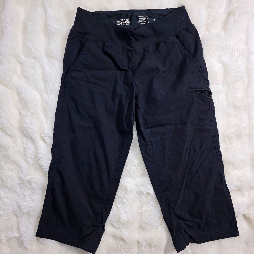 Mountain Hardwear Dynama Capri Women XL Black Excellent Stretch Hiking OL8627